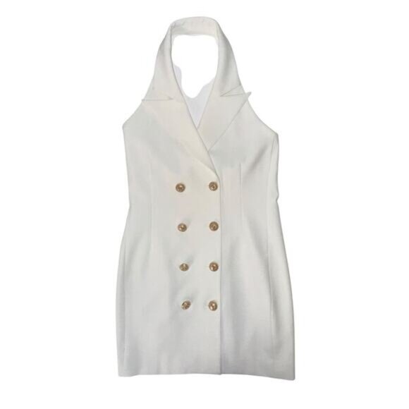 Generation Love Michelle Halter Mini Dress Off White Cream Color Size Small - Picture 1 of 13